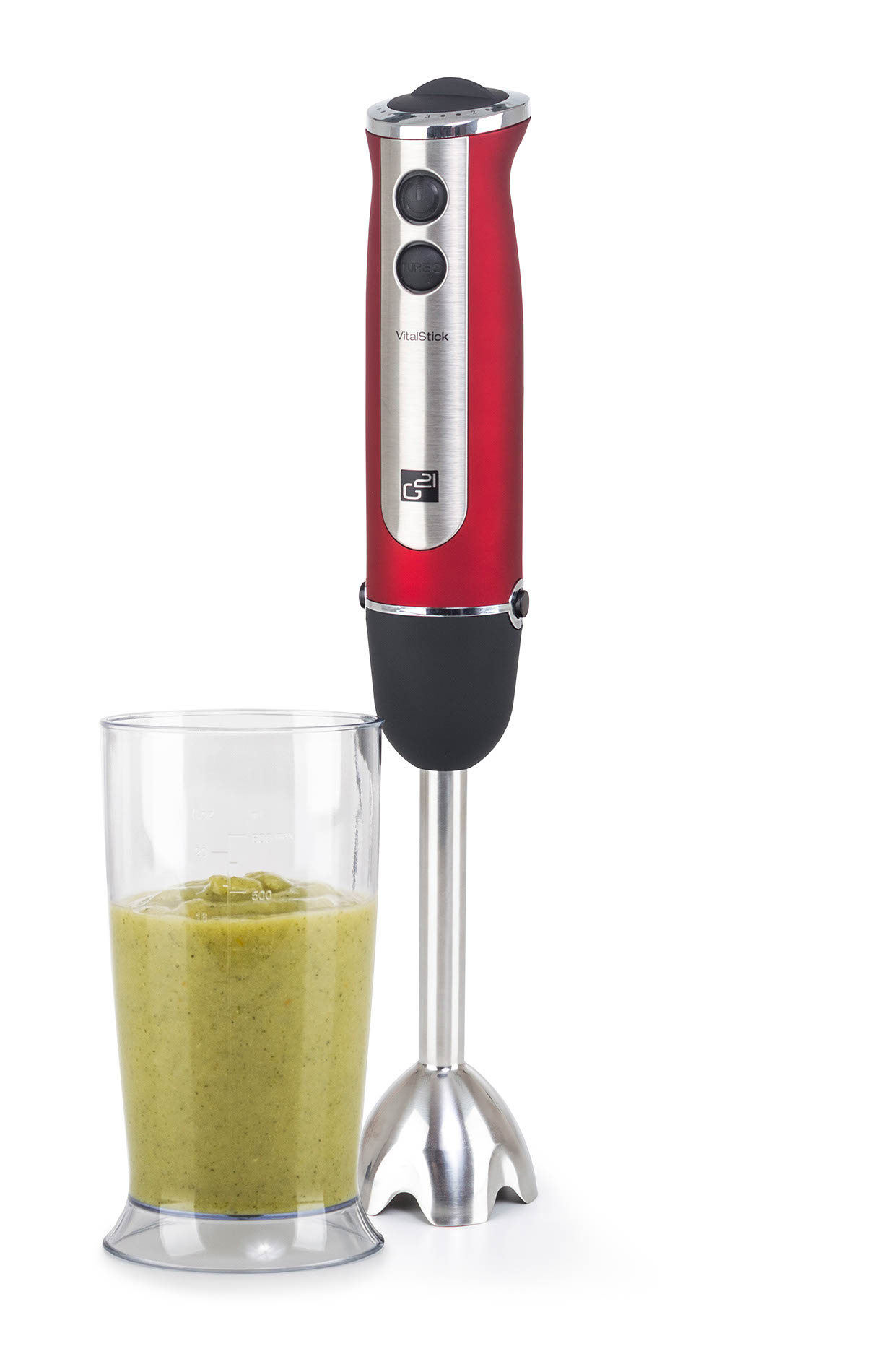 Tyčový mixér G21 VitalStick 800 W červenočerná