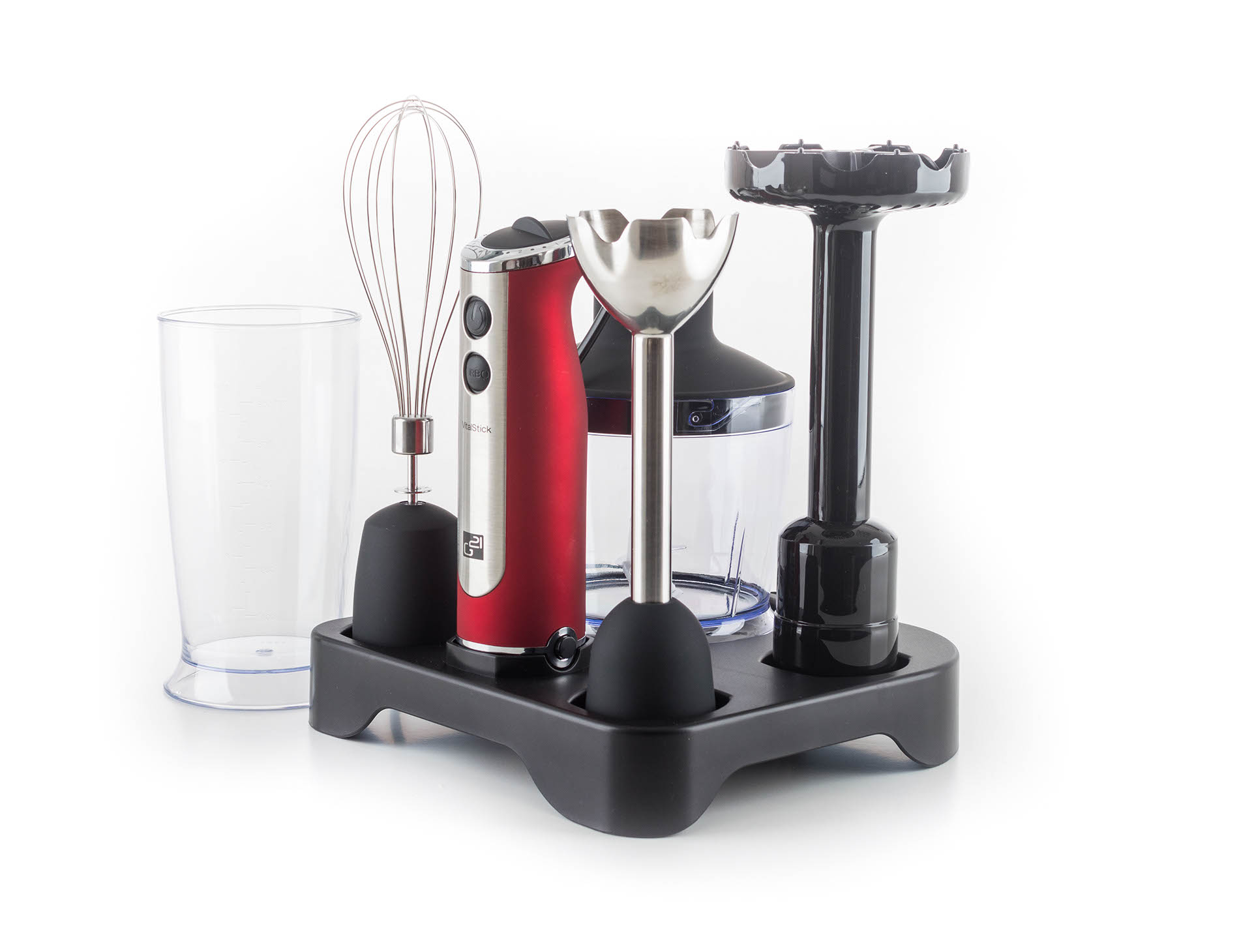 Tyčový mixér G21 VitalStick 800 W červenočerná