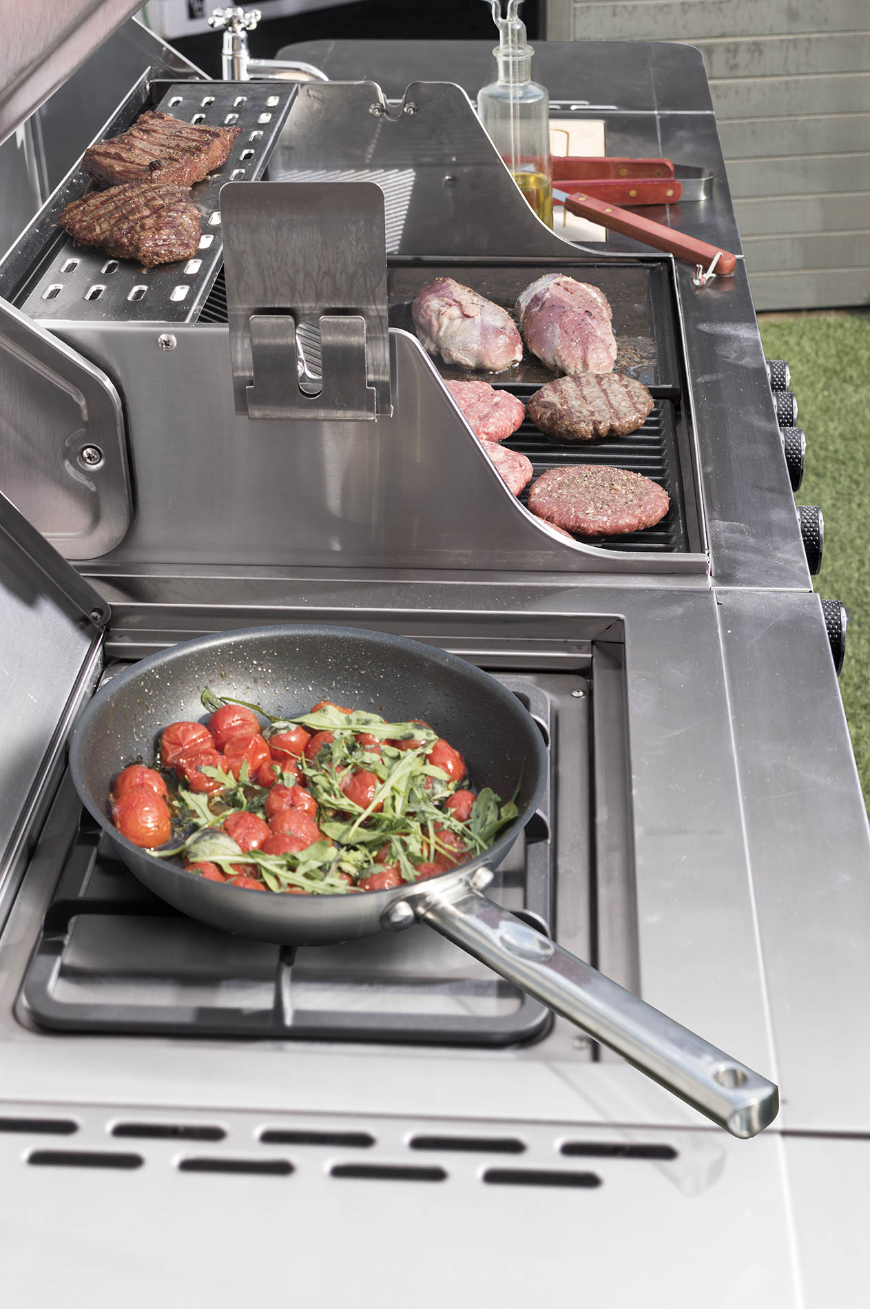 Plynový gril G21 Arizona BBQ kuchyně Premium Line 6 hořáků + zdarma redukční ventil