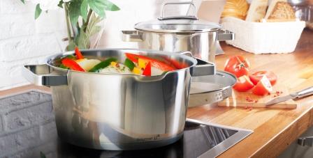 Sada hrnců G21 Gourmet Magic s cedníkem 9ks