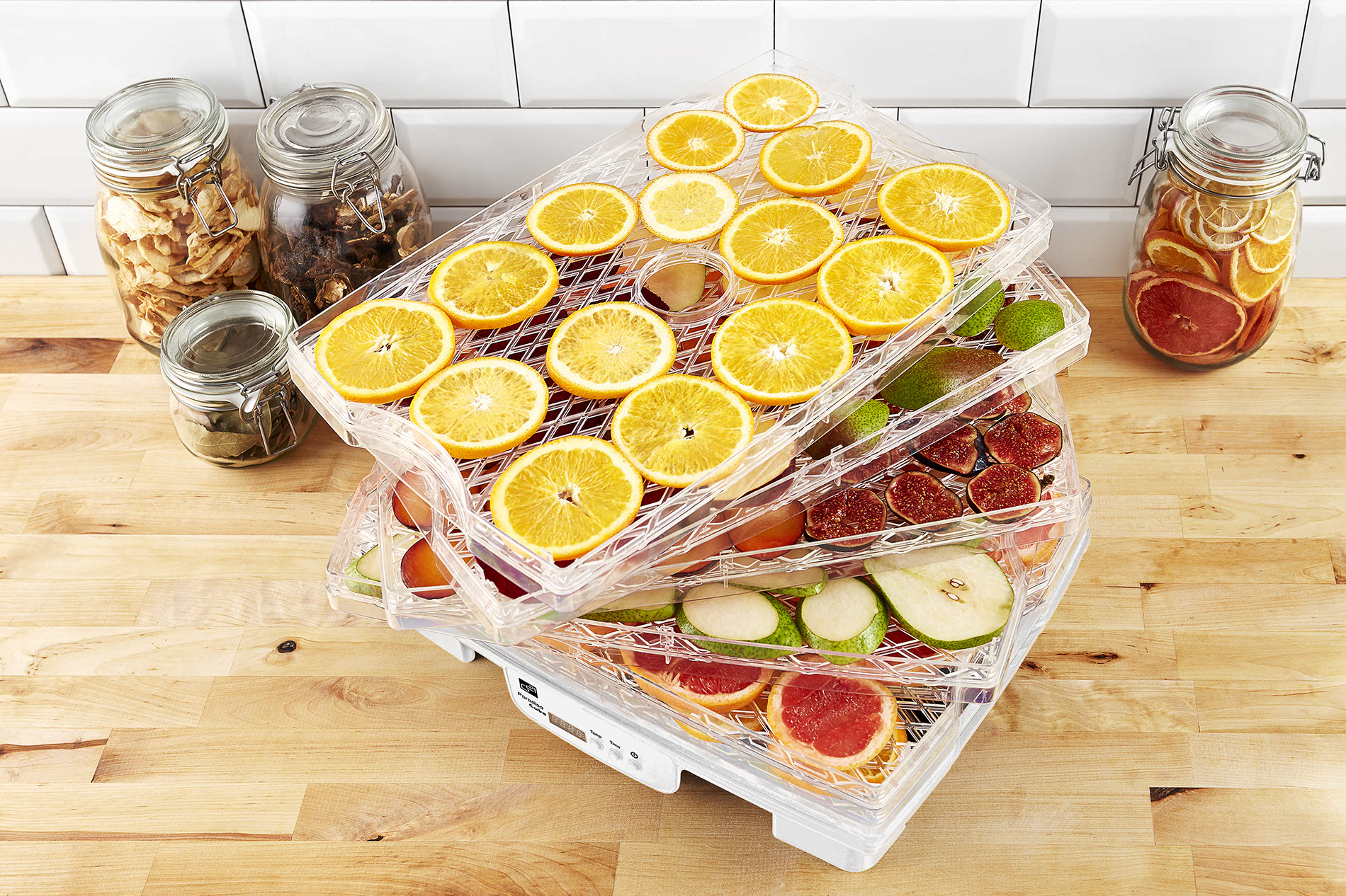 Sušička ovoce G21 Paradiso big bílý white