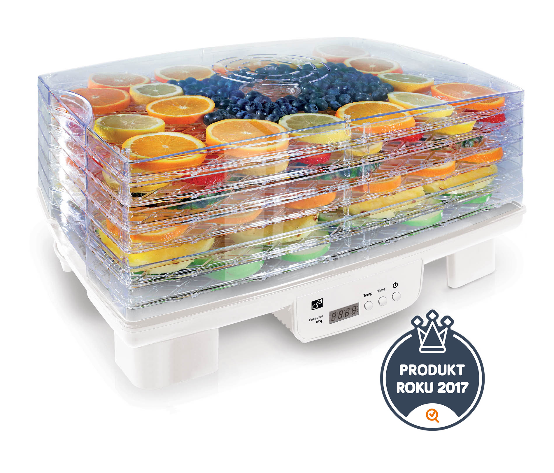 Sušička ovoce G21 Paradiso big bílý white
