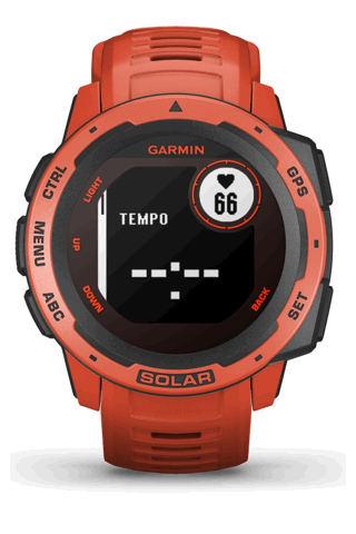 Chytré hodinky GARMIN Instinct Solar Red Optic
