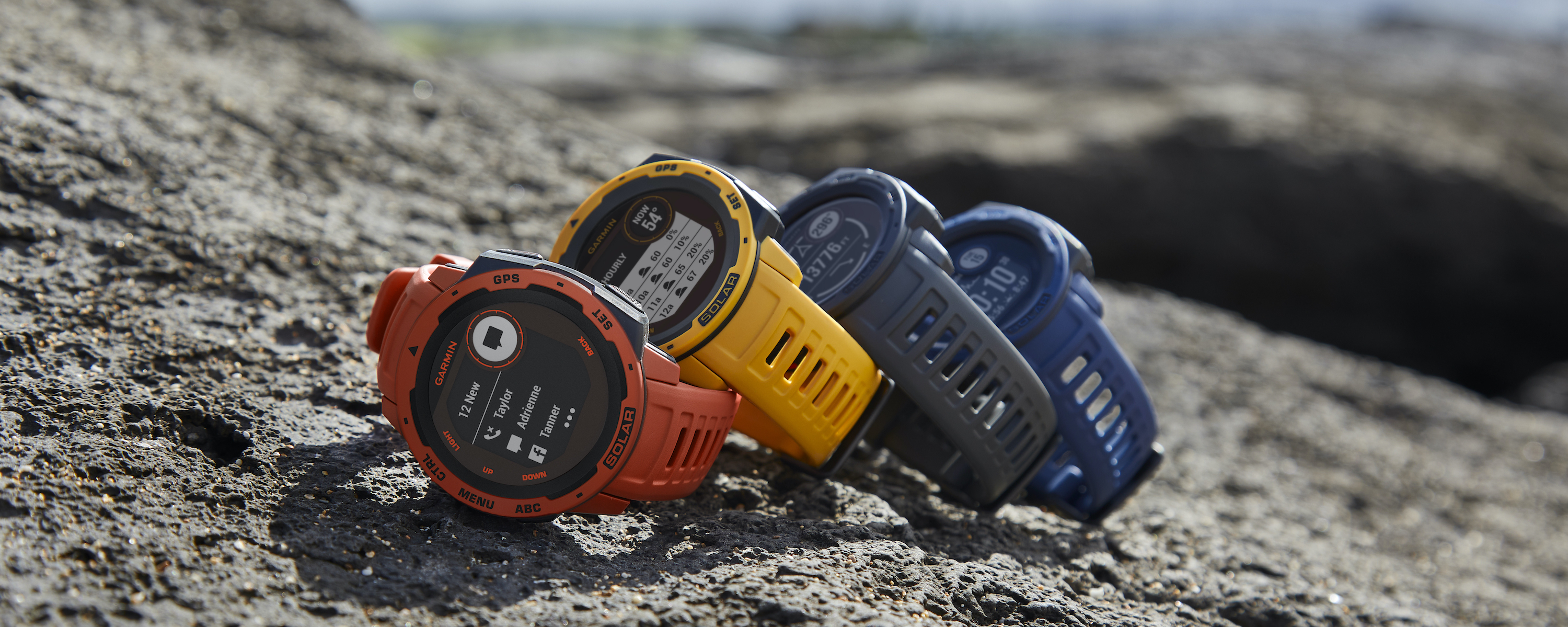 Chytré hodinky GARMIN Instinct Solar Red Optic