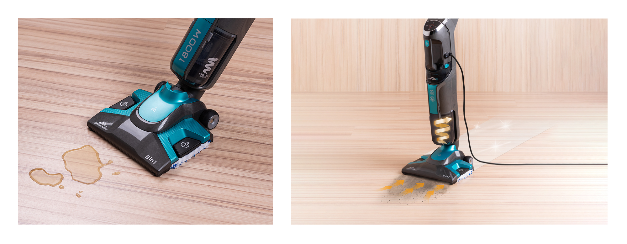 ROZBALENO ETA Steam Master 3234 90000 Tyčový vysavač s parním mopem