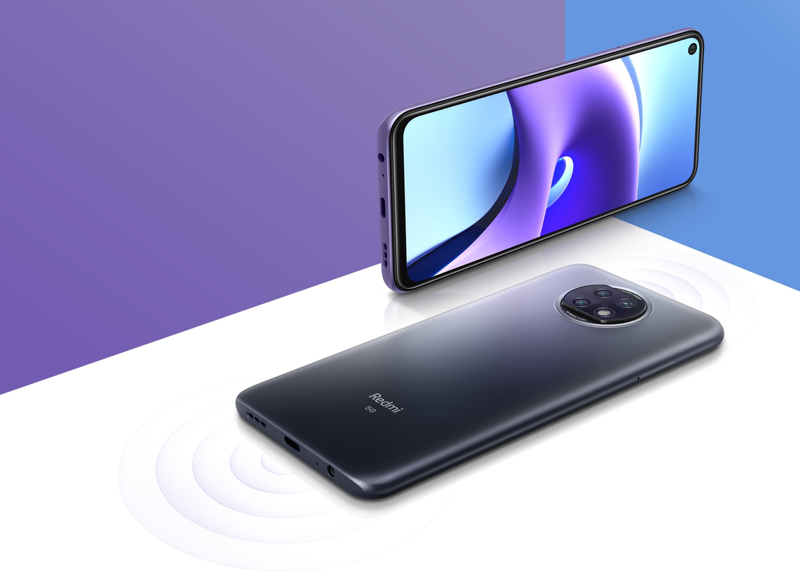 Mobilní telefon XIAOMI Redmi Note 9T 5G 4128GB černý black
