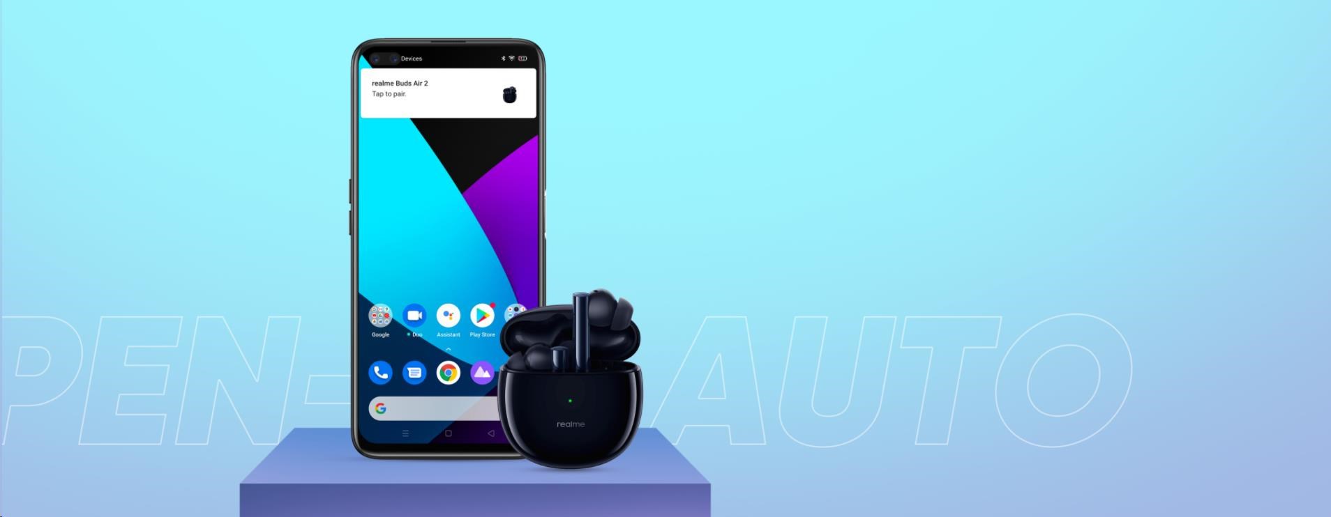 Bezdrátová sluchátka REALME Buds Air 2 bílé white