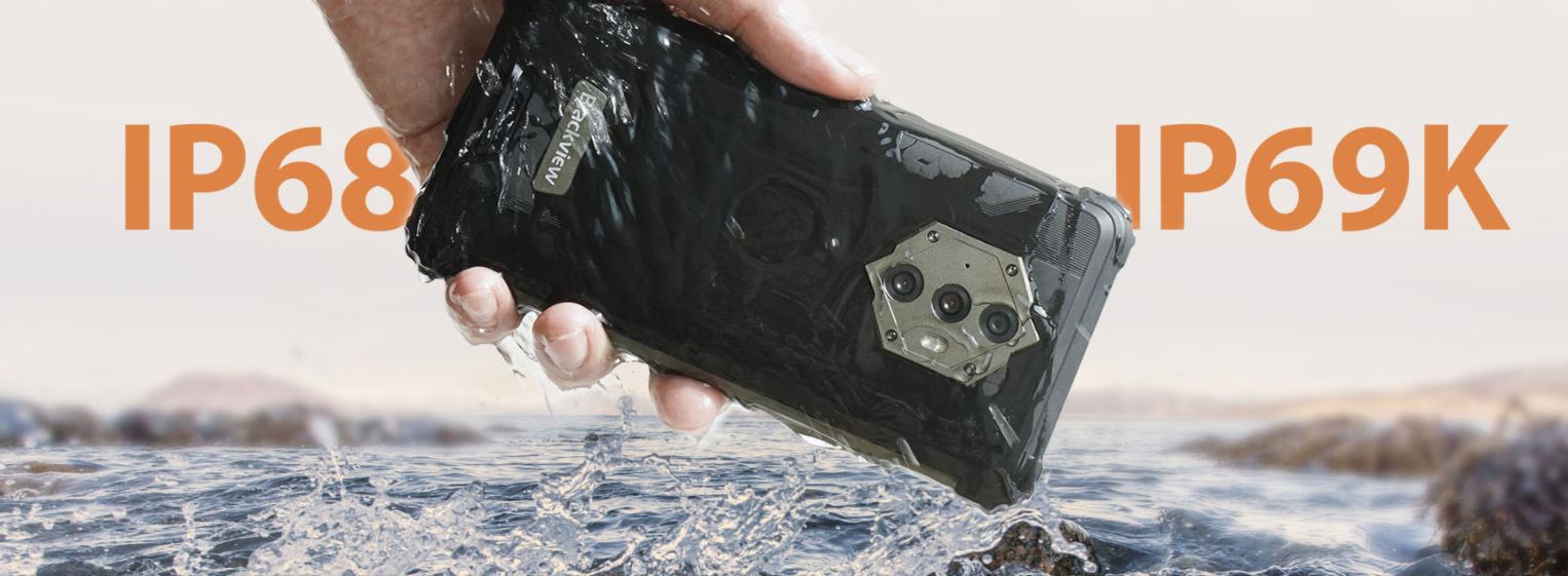 Odolný mobilní telefon iGET GBV6600 zelený green