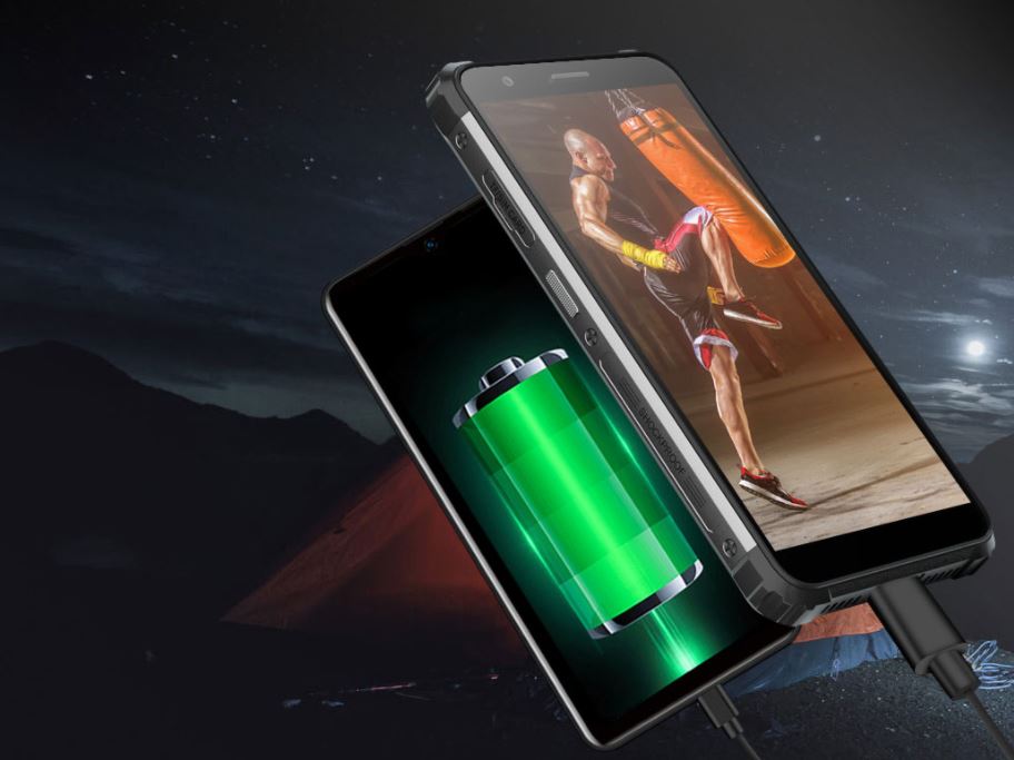 Odolný mobilní telefon iGET GBV6600 zelený green