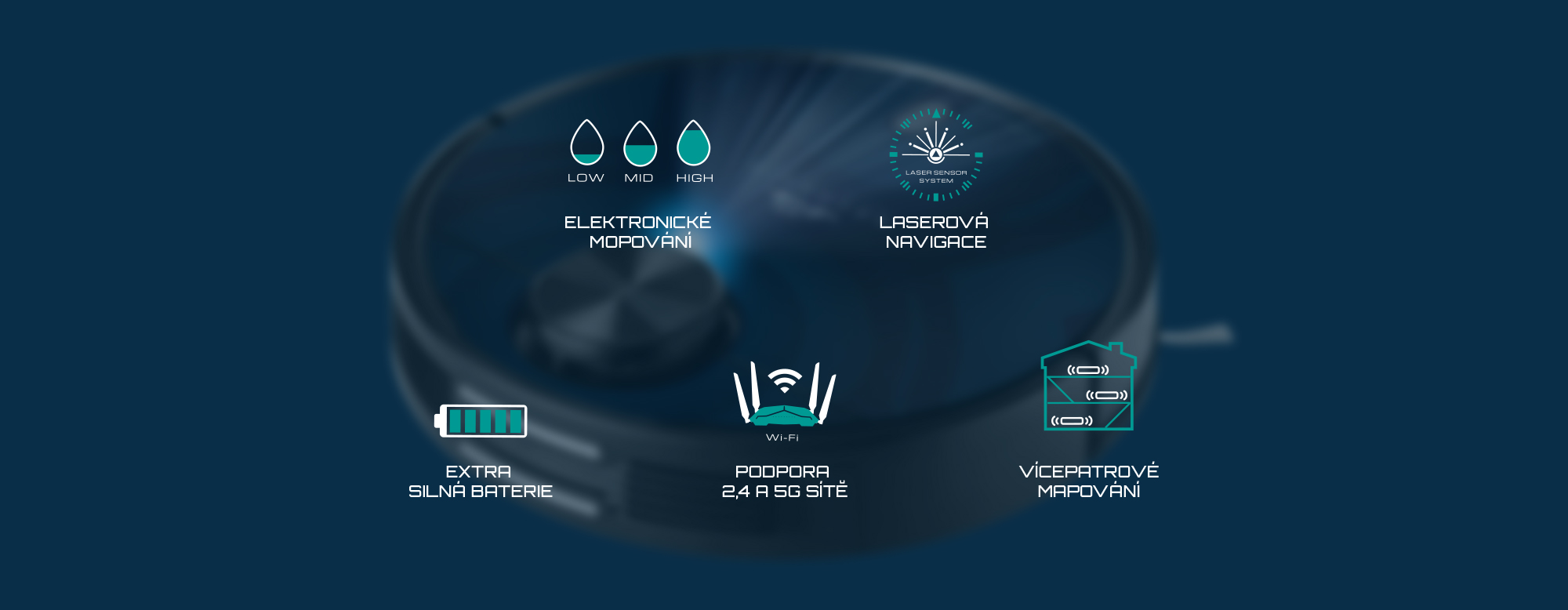 Robotický vysavač ETA Navaggio 2228 90000