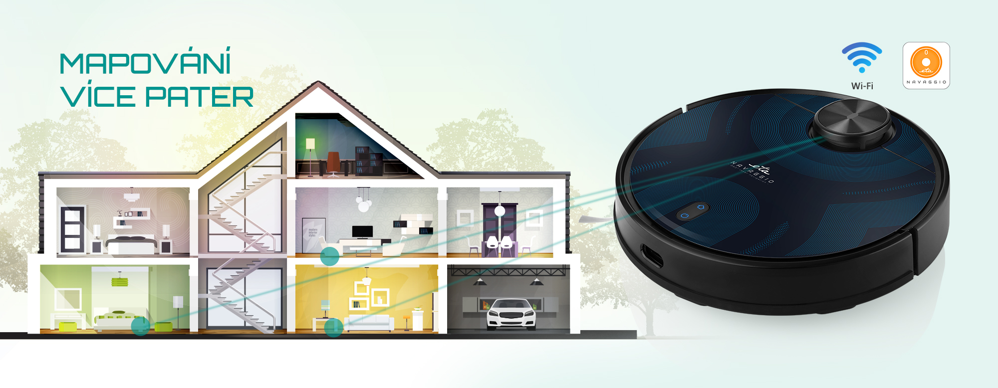 Robotický vysavač ETA Navaggio 2228 90000