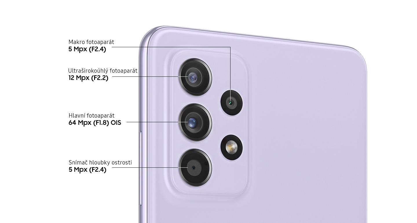 Mobilní telefon SAMSUNG Galaxy A52 128GB bílý white