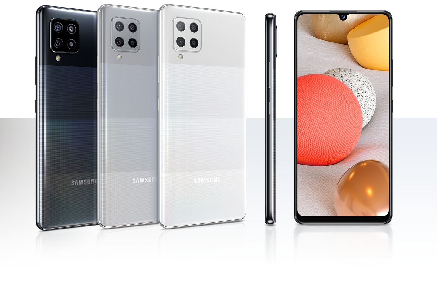 Mobilní telefon SAMSUNG Galaxy A42 5G bílý white