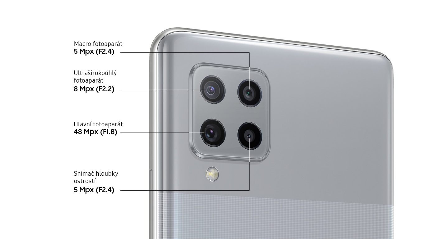 Mobilní telefon SAMSUNG Galaxy A42 5G bílý white