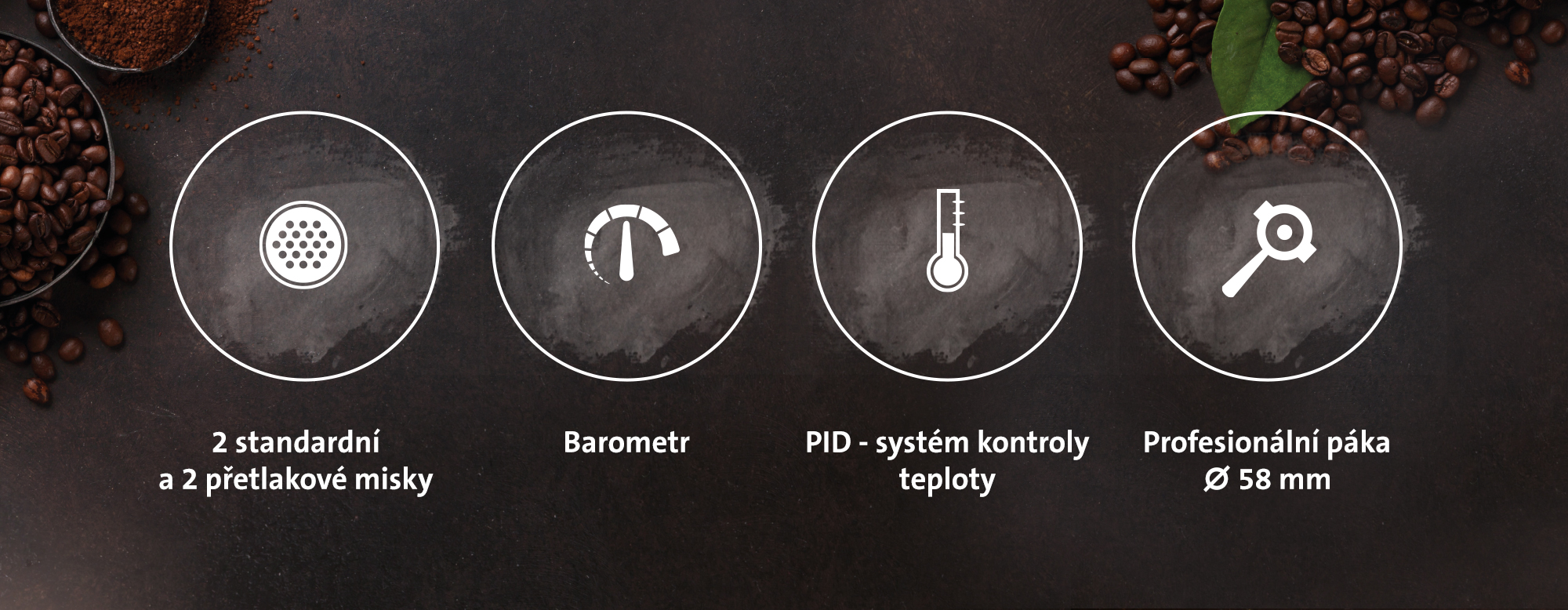 Pákové espresso ETA Artista 4181 90000