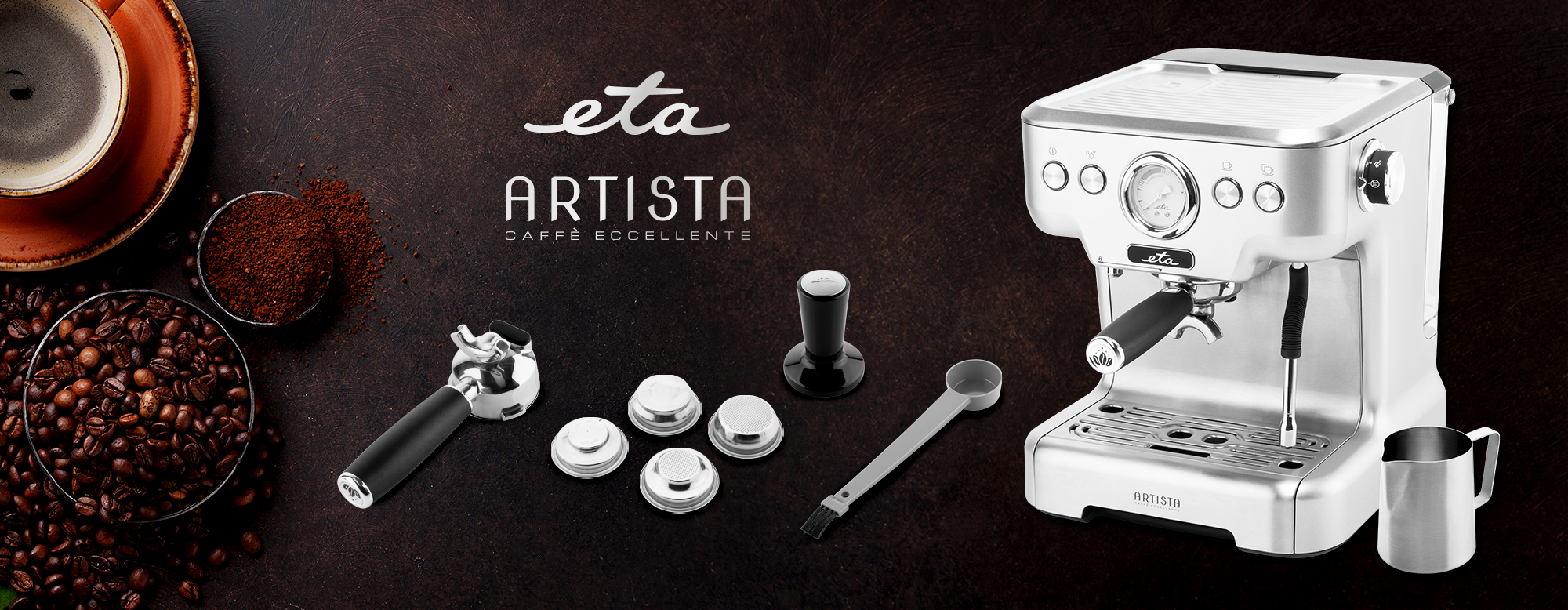 Pákové espresso ETA Artista 4181 90000