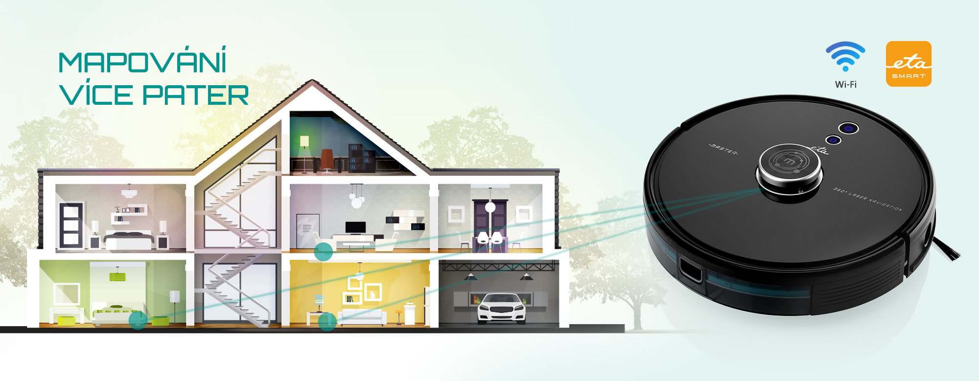 Robotický vysavač ETA Master 5229 90000