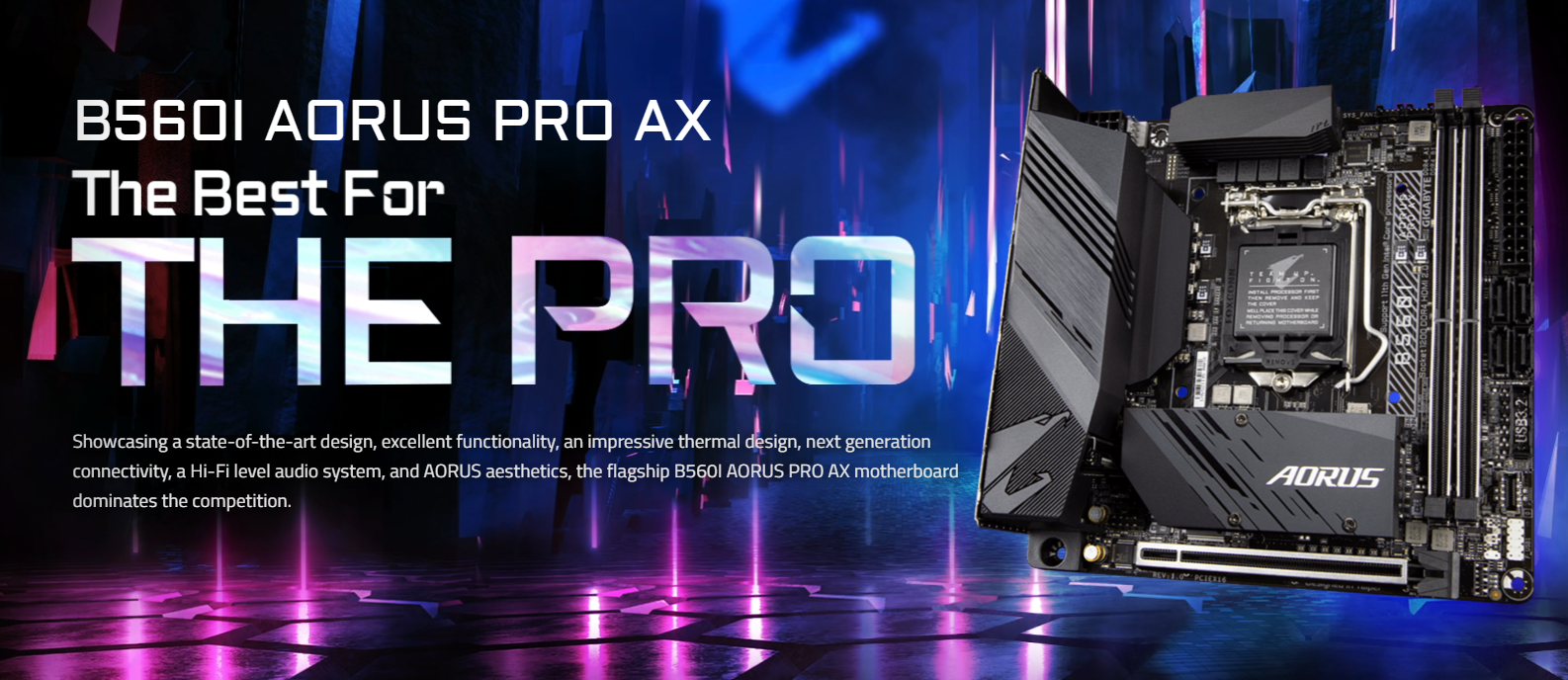 Základní deska GIGABYTE B560I AORUS PRO AX