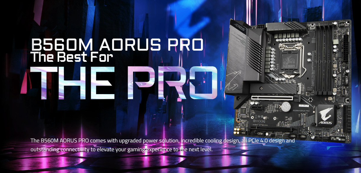 Základní deska GIGABYTE B560M AORUS PRO