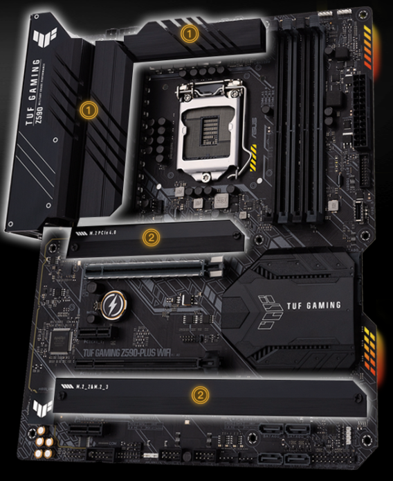 Základní deska ASUS TUF GAMING Z590PLUS WIF