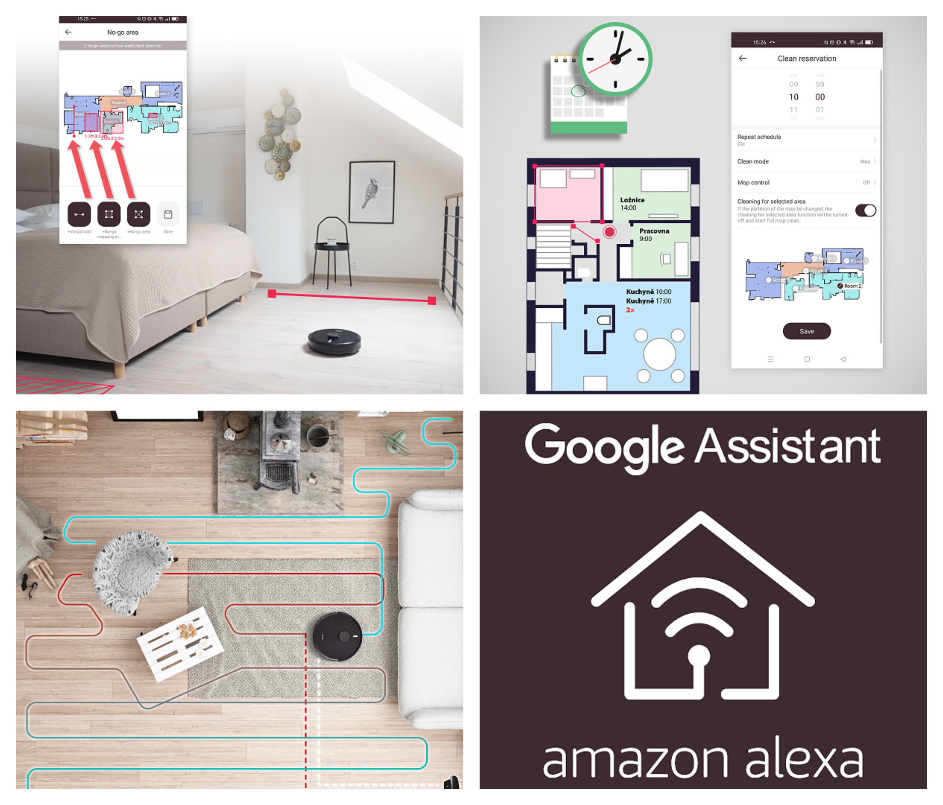 Robotický vysavač LAUBEN Robot LaserVac 52BB Pet