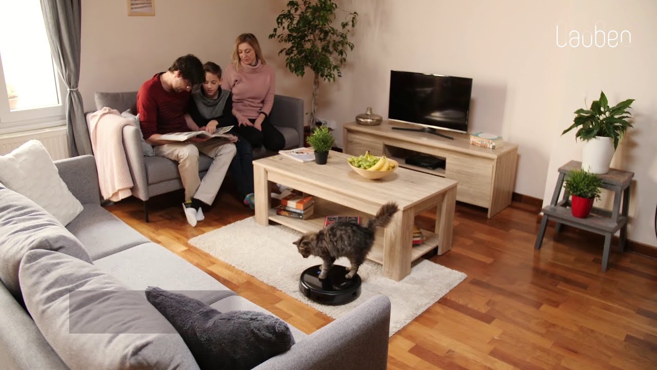 Robotický vysavač LAUBEN Robot Vacuum 15BB Pet