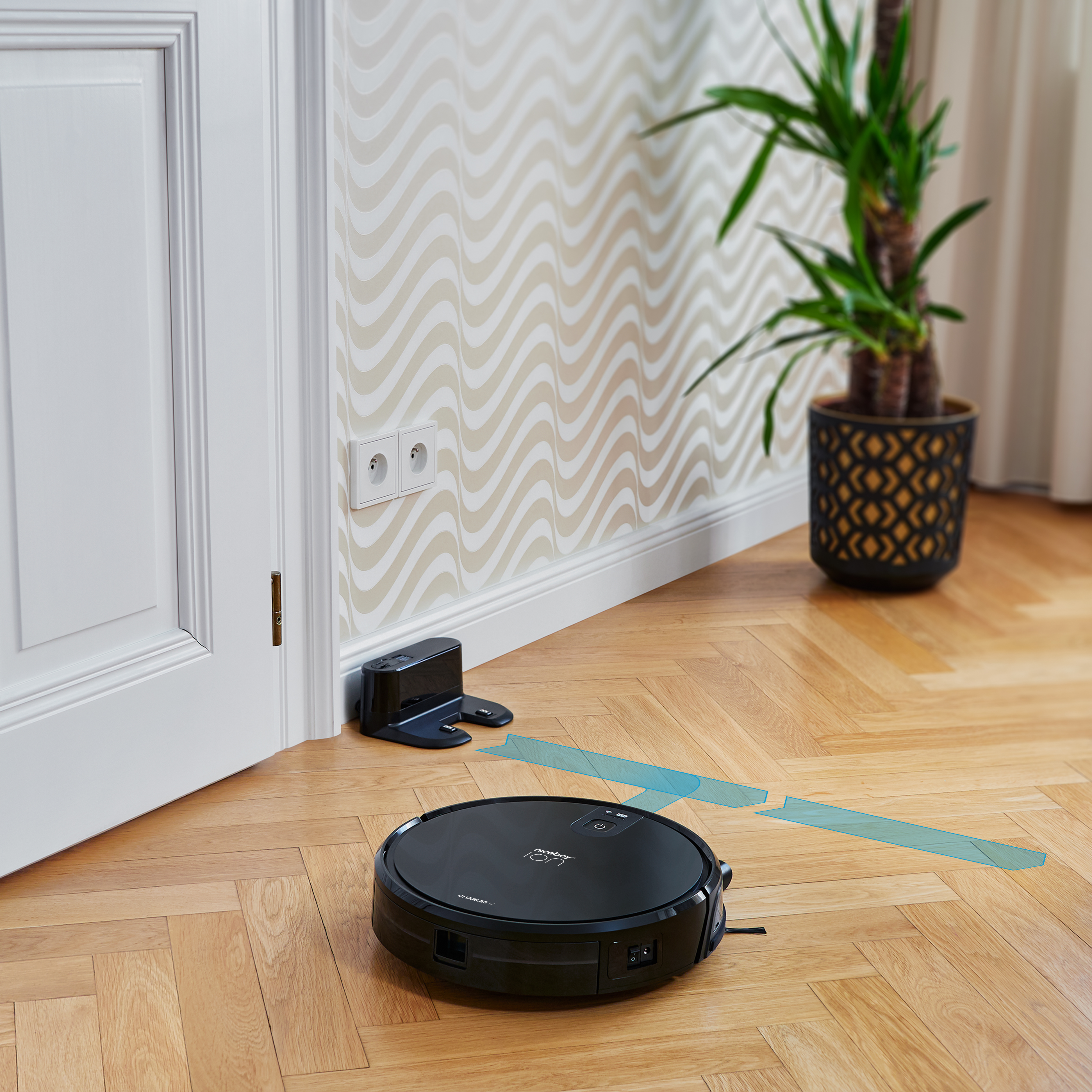 Robotický vysavač NICEBOY ION Charles i7 černý black