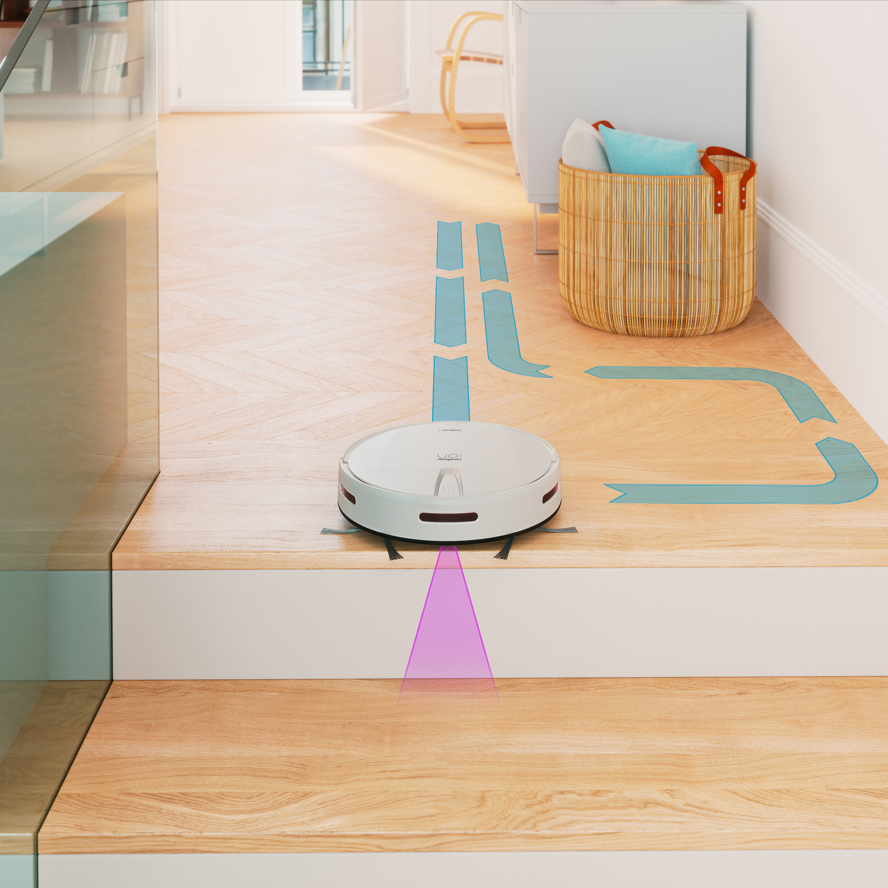 Robotický vysavač NICEBOY ION Charles i4 bílý white