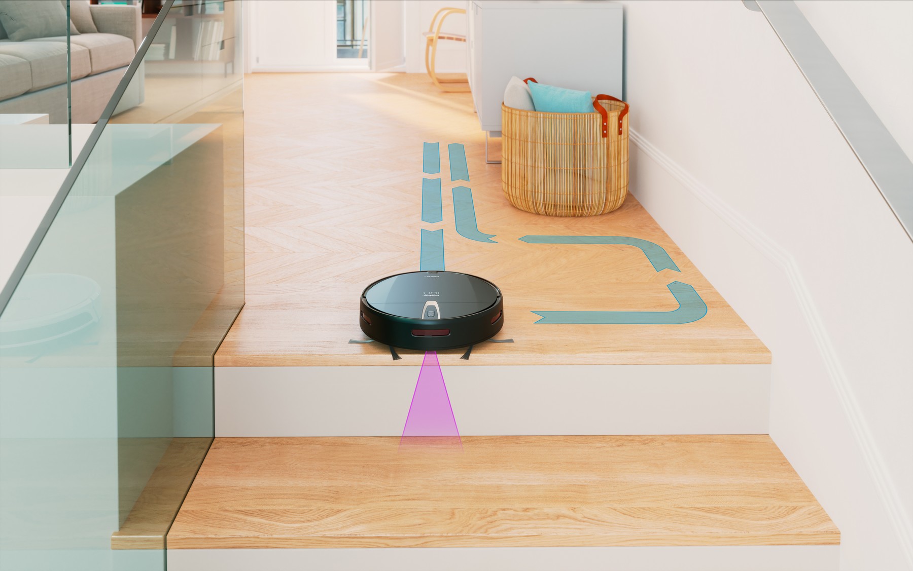 Robotický vysavač NICEBOY ION Charles i3 černý black