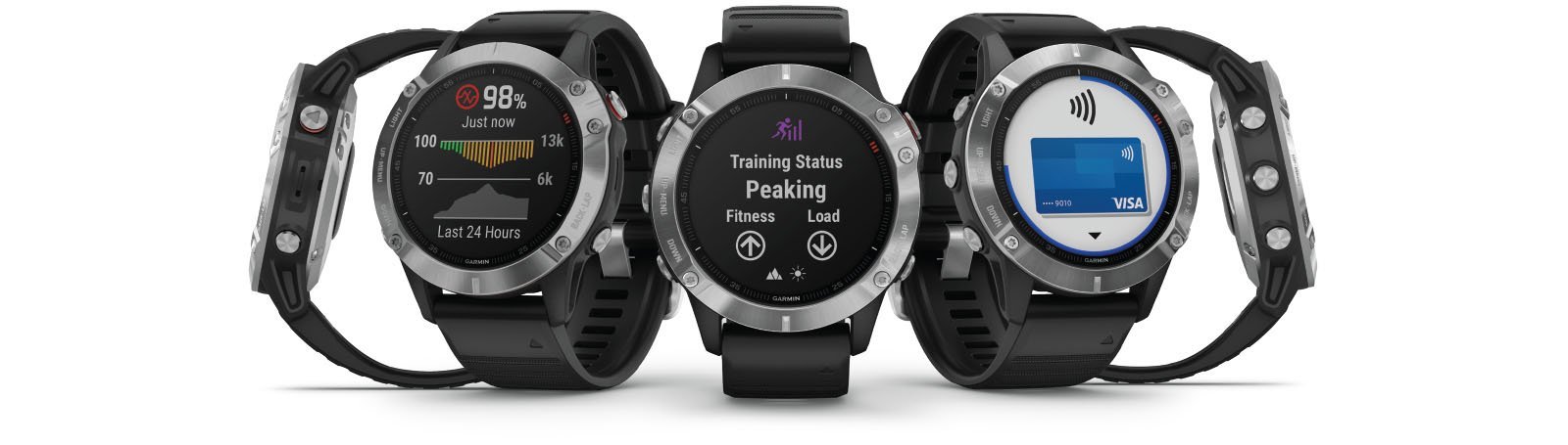 Chytré hodinky GARMIN fenix 6S PRO Solar LightGoldSand Band MAPMusic