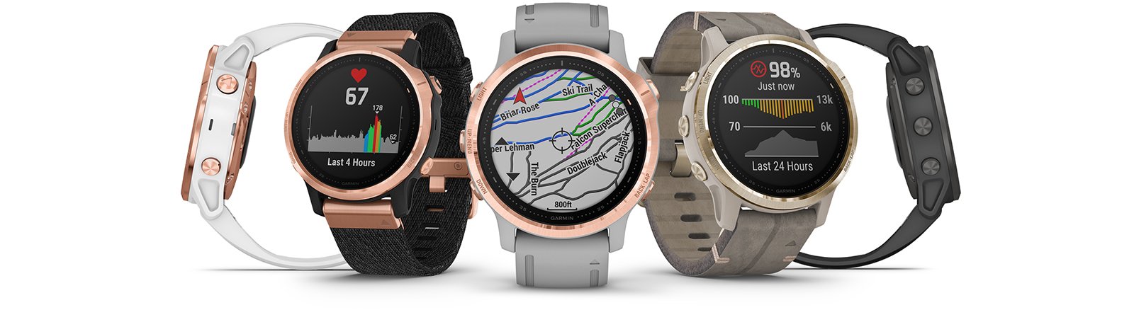 Chytré hodinky GARMIN fenix 6S PRO Glass BlackBlack Band MAPMusic