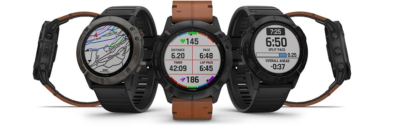 Chytré hodinky GARMIN fenix 6X PRO Glass BlackBlack Band MAPMusic