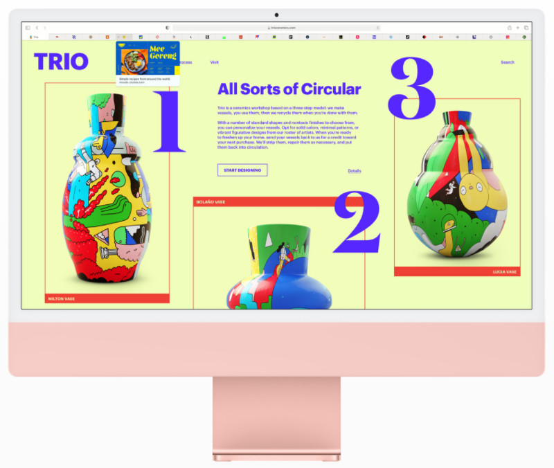 All In One PC APPLE iMac 24'' 45K Ret M1 8GPU stříbrný silver