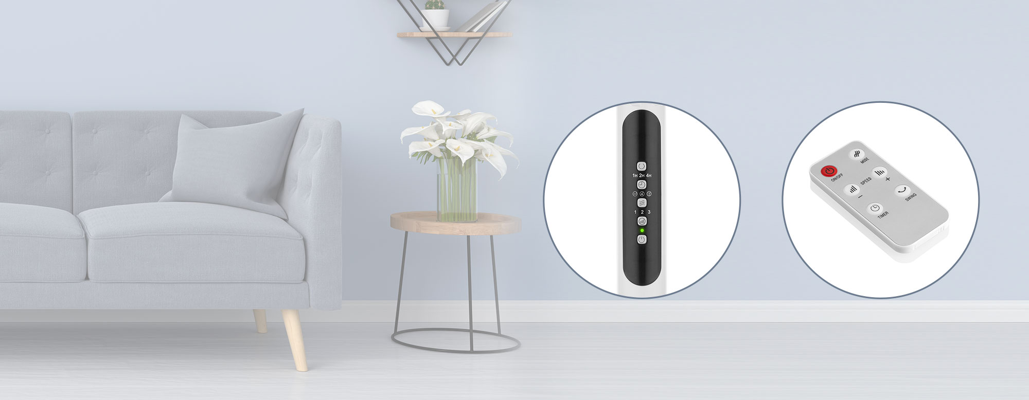 Ventilátor stojanový ETA Frio 1607 90000