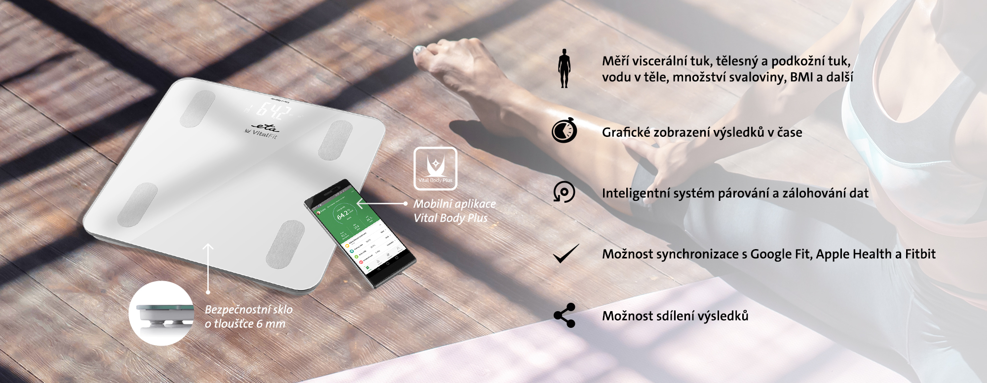 Osobní váha ETA Vital Fit 6781 90000