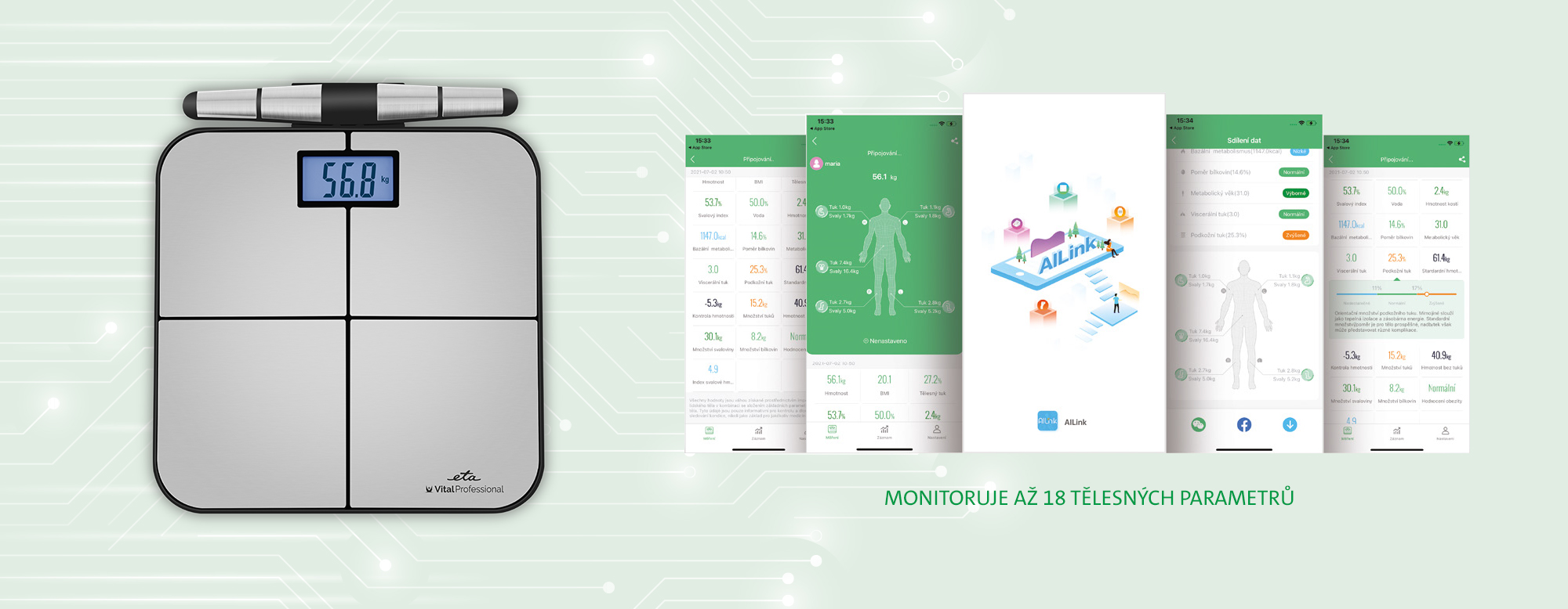 Osobní váha ETA Vital Professional 8781 90000