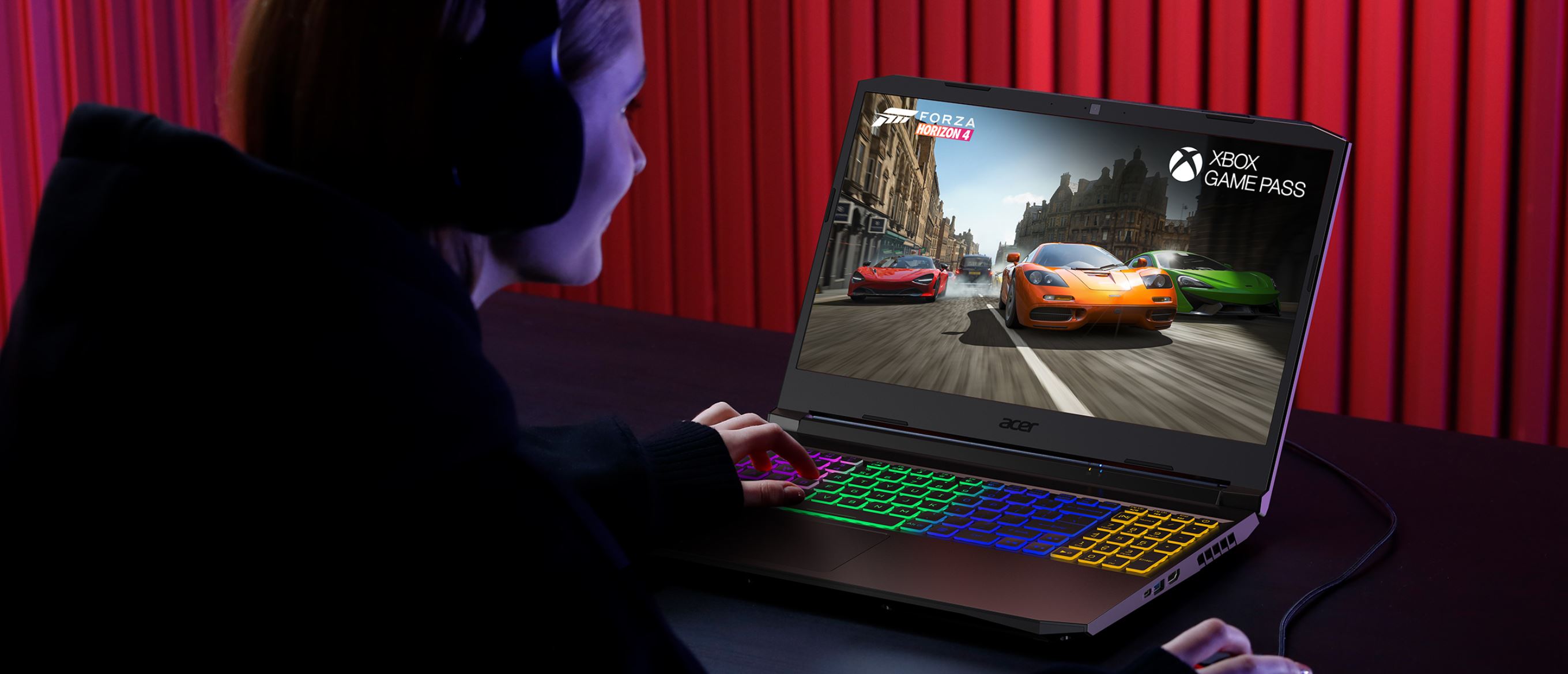 Herní notebook ACER itro 5 AN51545R12F černý black