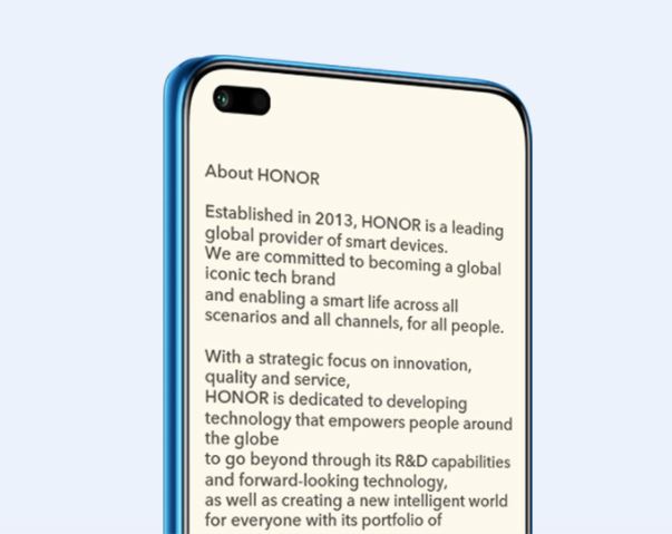 Mobilní telefon HONOR 50 lite 6128GB modrý