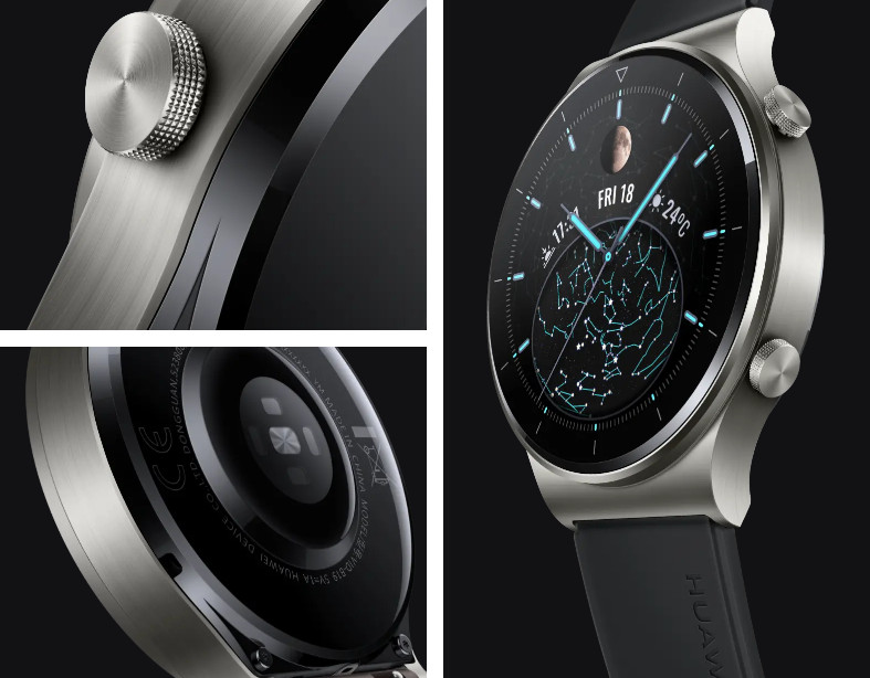 Chytré hodinky HUAWEI Watch GT 2 Pro Gray Classic