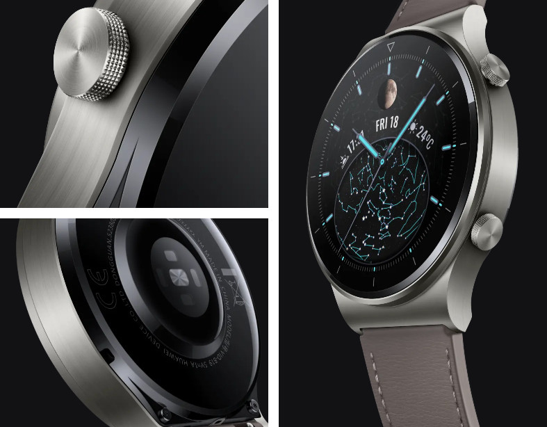 Chytré hodinky HUAWEI Watch GT 2 Pro Gray Classic