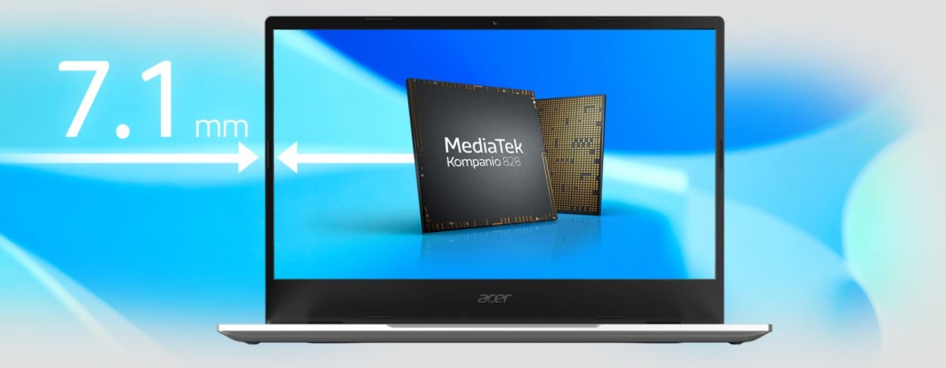 Notebook ACER Chromebook 514 CB5142HK59P stříbrný silver