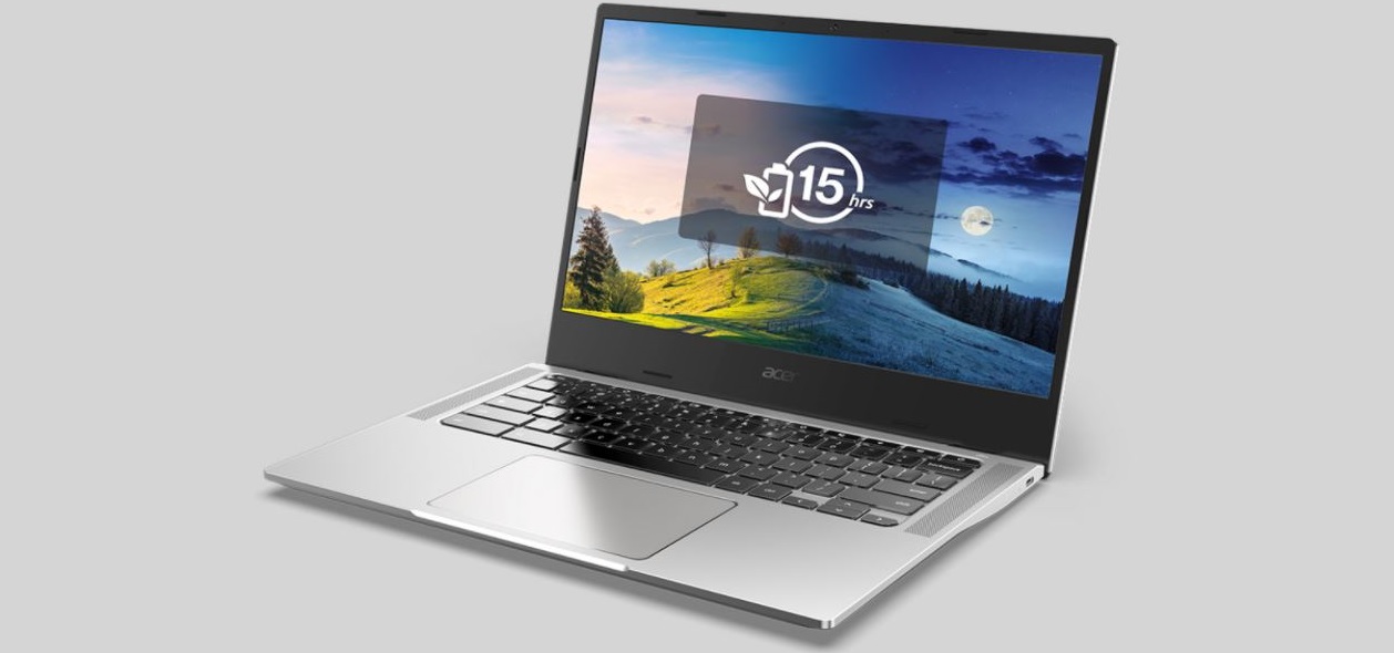 Notebook ACER Chromebook 514 CB5142HK59P stříbrný silver