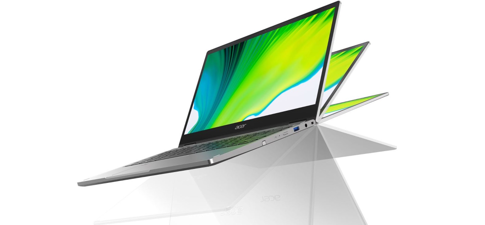Notebook ACER Spin 3 SP31351N55S5 2 in 1 stříbrný silver