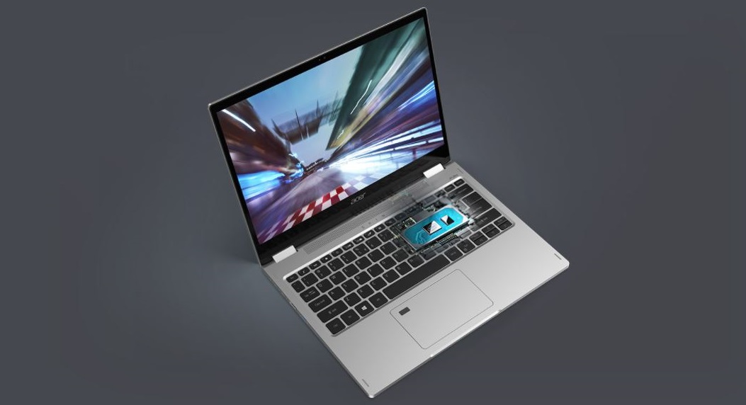 Notebook ACER Spin 3 SP31351N55S5 2 in 1 stříbrný silver