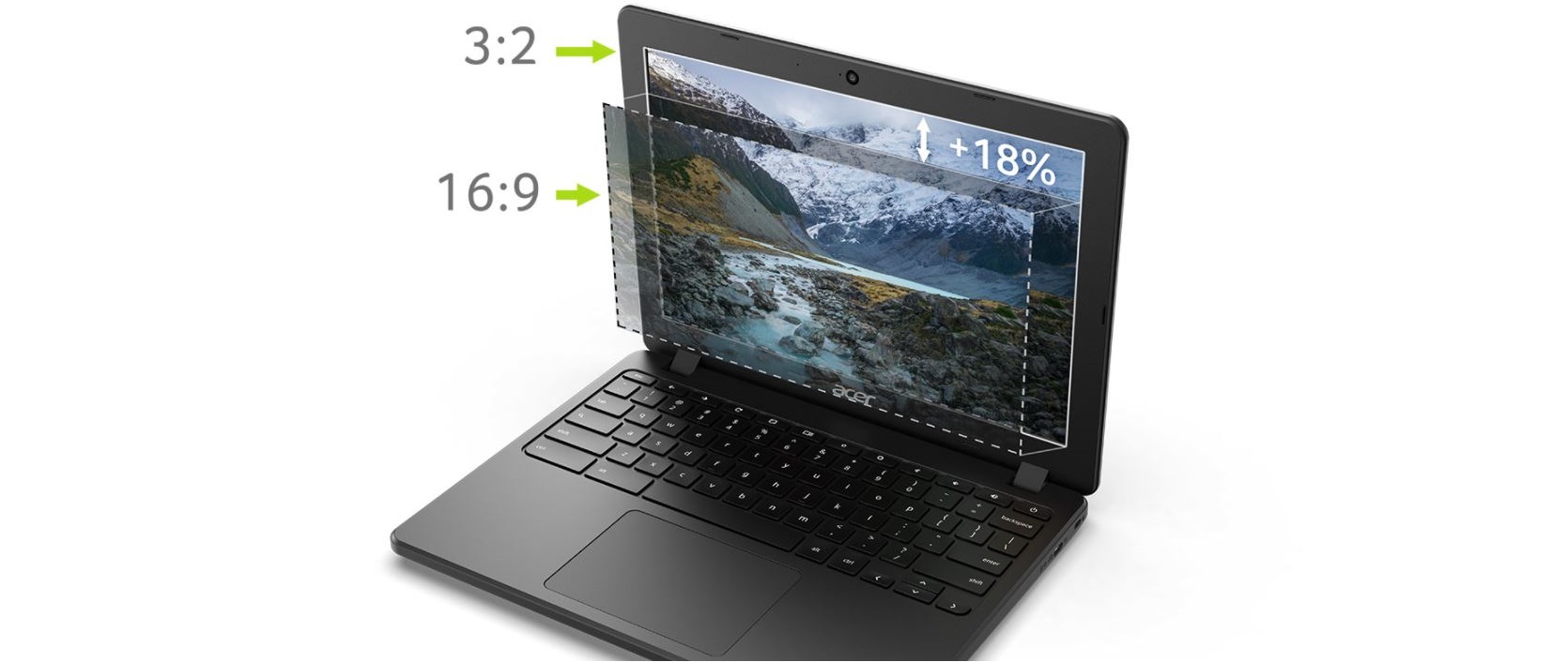 Notebook ACER Chromebook 712 C871T31X4 černý black