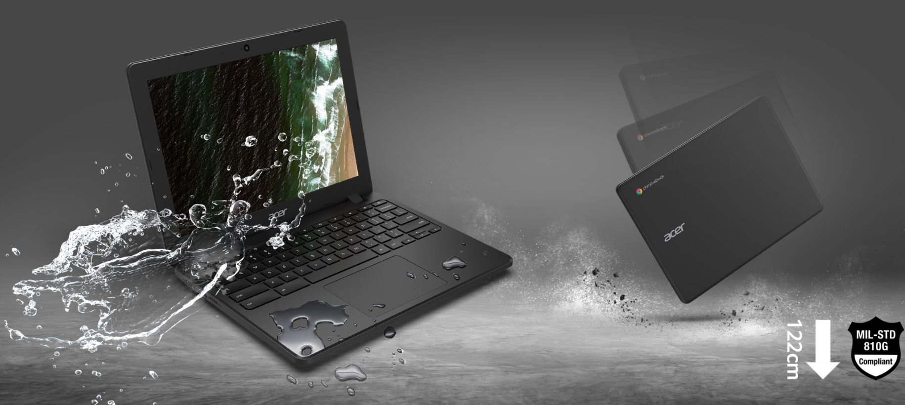 Notebook ACER Chromebook 712 C871T31X4 černý black