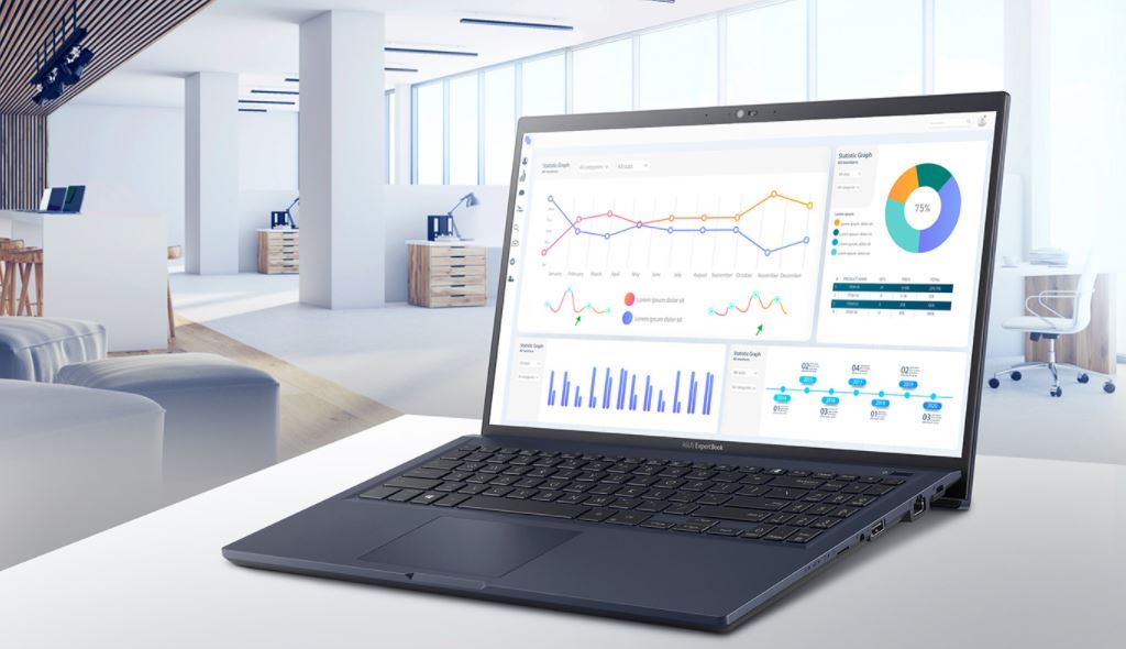 Notebook ASUS ExpertBok B1500 černý black