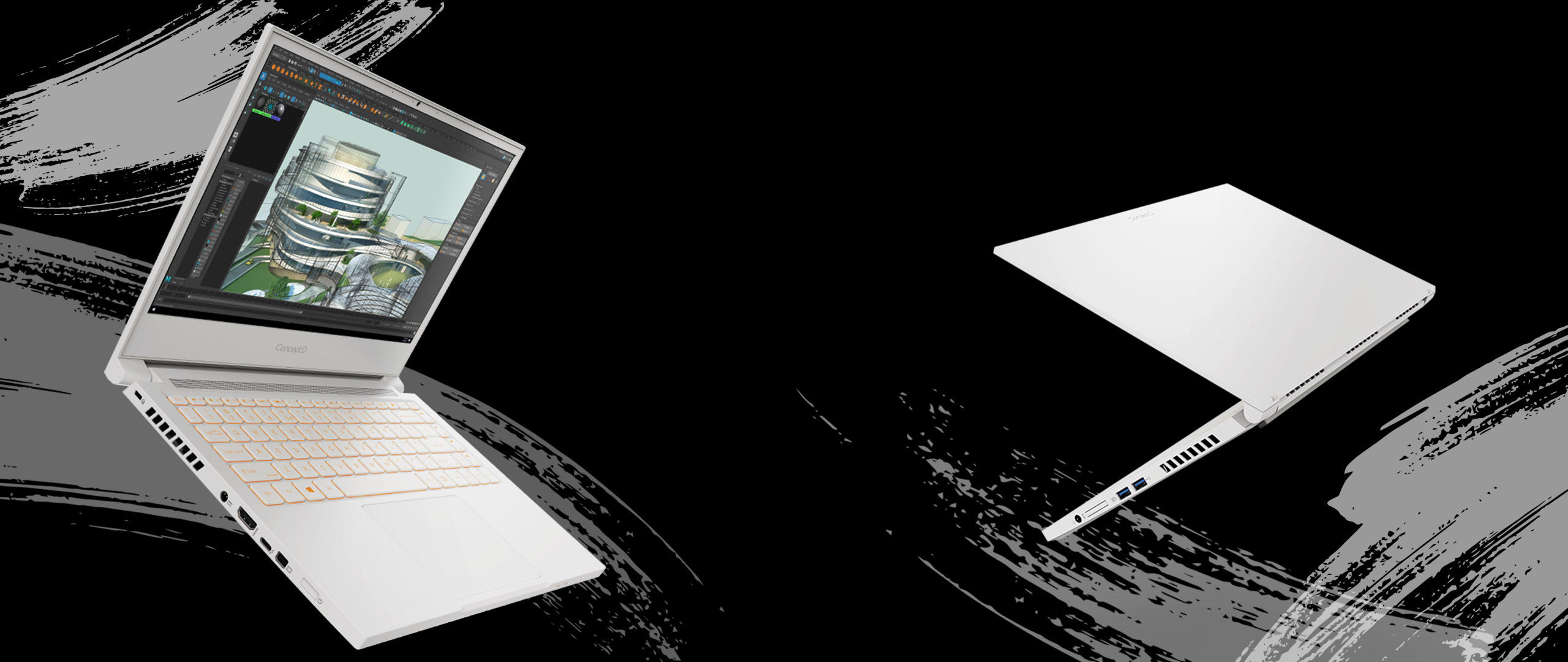 Notebook ACER ConceptD 3 Pro CN31572P7061 bílý white