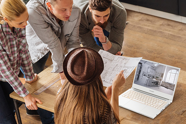 Notebook ACER ConceptD 3 Pro CN31572P7061 bílý white