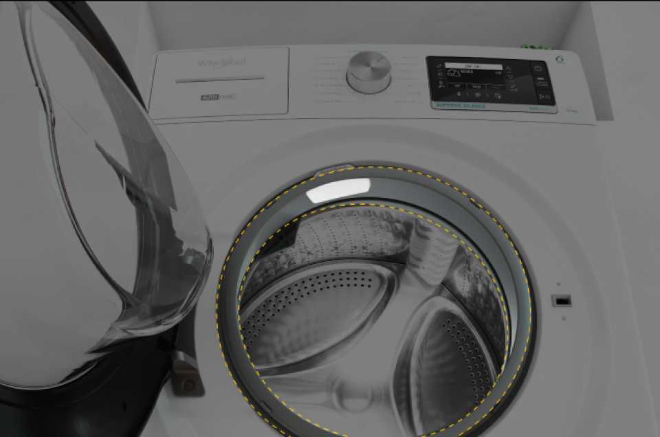 Pračka s předním plněním WHIRLPOOL W7XW845WBCS